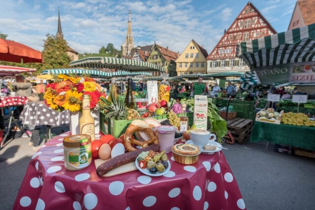 Esslinger Wochenmarkt - gesunde Frische aus der Region auf den Tisch