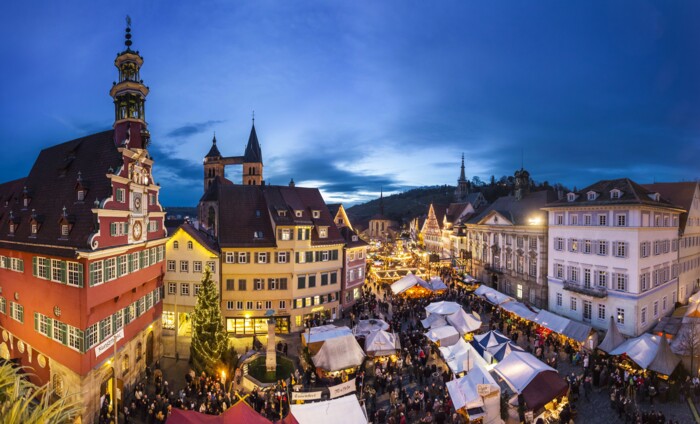 Überblicksfoto Esslinger Mittelaltermarkt & Weihnachtsmarkt