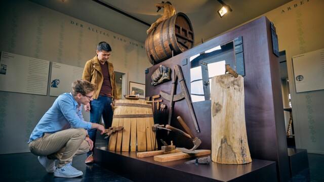 Im Stadtmuseum am Hafenmarkt erfährt man viel Interessantes rund die Geschichte des Weinbaus